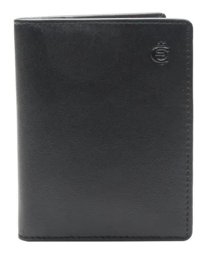 Esquire Kreditkartenhülle 302010 - Flaches Etui für Herren - Kreditkartenetui mit 6 Fächern, ideal für die Hemdentasche, super flach und handlich für den stilvollen Mann.