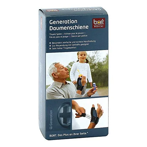 Bort Generation Daumenschiene M Re Blau 1 ST