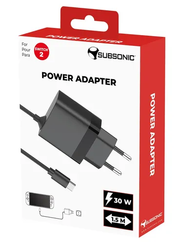 Subsonic Power Adapter - Nintendo Switch 2