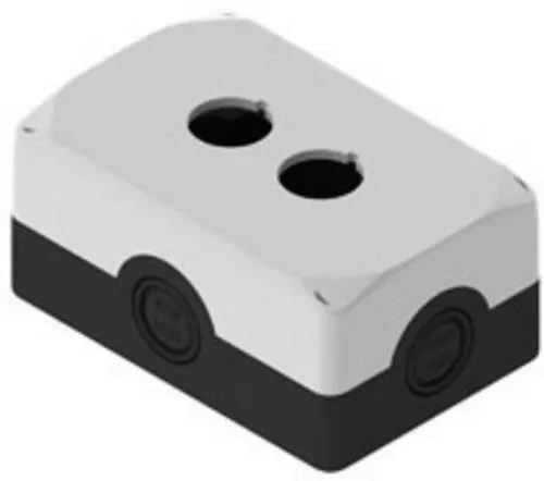 Pizzato Elettrica ES32000 ES32000 Leergehäuse 2 Einbaustellen (L x B x H) 120 x 80 x 56mm Schwarz, Grau 5St.
