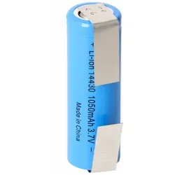 AccuCell 4/5AA 42x14mm Li-ion Akku LI-ION20 passend für 570mah Philips Norelco PT724PT725PT730PT734