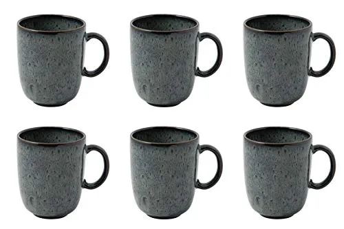 Villeroy & Boch like. by Lave Gris Becher mit Henkel 6er Set