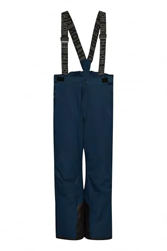 NORTH BEND NBGilles Herren Skihose Winterhose Outdoorhose Schneehose verdeckten Zip-Fly unter Druckknopfleisten atmungsaktiv Schneemanschette wasserdicht winddicht, Größe:3XL, Farbe:Navy Blazer (2048)