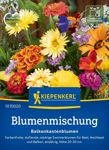 Kiepenkerl Blumensamen Blumenmischung Balkonkastenblumen