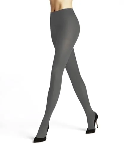 FALKE Damen Family Strumpfhose Baumwolle atmungsaktiv in grau von FALKE
