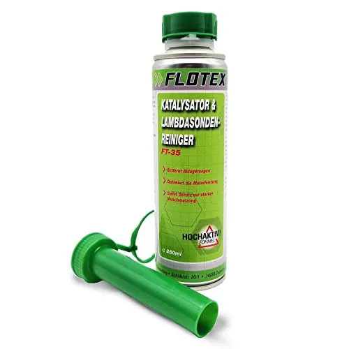Flotex Katalysator & Lambdasondenreiniger, 250ml Additiv beseitigt Verschmutzungen im gesamten Verbrennungssystem