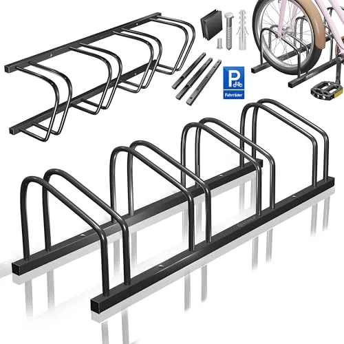 KESSER Fahrradständer, inkl. Parkschild Mehrfachständer mit 37cm Radabstand