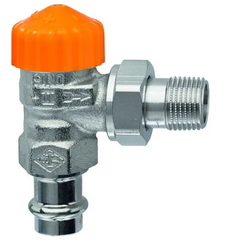 HEIMEIER Thermostatventil Eclipse mit VIEGA Pressanschluss - Ventile, präzise Temperaturregelung und einfache Installation durch VIEGA Pressanschluss für optimale Heizungssteuerung.