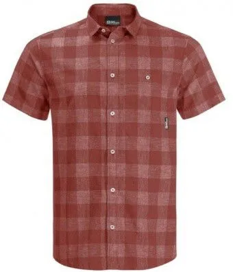 Jack Wolfskin Highlands Shirt Men barn red - Größe XXXL 1403412