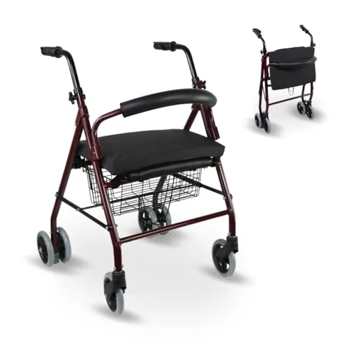 Mobiclinic Prado Plus Rollator mit viskoelastischem Kissen