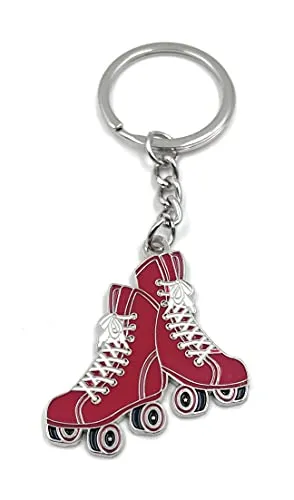 H-Customs Inliner Roller Schuhe rot Schlüsselanhänger Anhänger