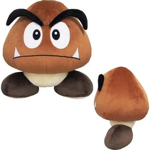 1UP - Super Mario Goomba Teddybär - Fanartikel TV & Kino, 30 cm großer Goomba Plüsch, ideal für Sammler und Fans von Super Mario, offiziell lizenziert und hochwertig verarbeitet.