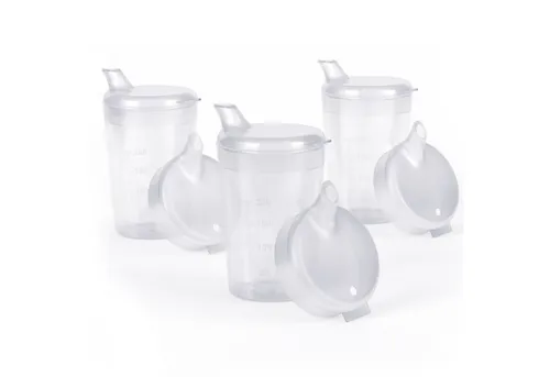 Horn Medical Schnabelbecher 3er Pack Horn Medical Schnabelbecher /Trinkhilfe -Farbe wählbar-, 3-tlg., lebensmittelechtes Polypropylen (PP), bunte & leicht erkenn-/greifbare Optik/Haptik, spülmaschinenfest