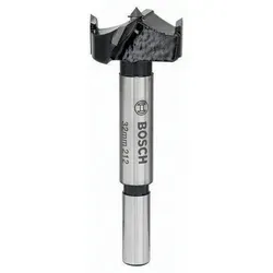 Bosch Forstnerbohrer 32mm - Präzise Bohrungen für Holz - Zubehör für Elektrowerkzeug: Carbide-Scharnierlochbohrer mit diamantgeschliffenen Schneiden für splitterfreie Lochdurchmesser in Hartholz und Sperrholz, ideal für Tischler und Schreiner.