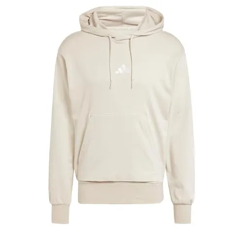 adidas Hoodie Herren Creme - Stylischer Komfort für jeden Tag - Herren-Sweatshirt in Größe L, aus hochwertiger Baumwolle für angenehmen Tragekomfort und lässigen Stil.