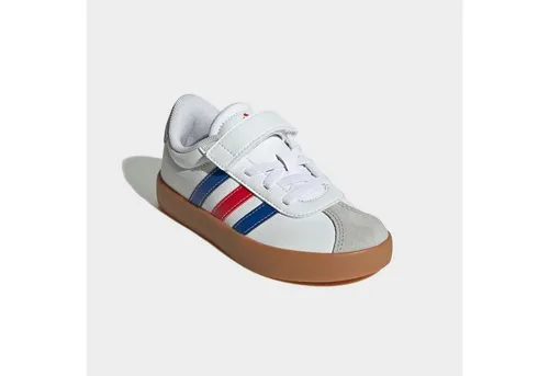 adidas Unisex Kinder VL Court 3.0 Schuhe - Sneaker für Jungen mit regulärer Passform, aus hochwertigem Leder und Gummi-Cupsohle für optimalen Komfort und Halt.