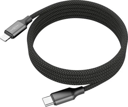 ANSMANN AG iPhone Ladekabel Lightning – Magnetisches USB C Kabel - Kabel für iPhone mit 27W Leistung, ideal für Geschäftsreisende und Urlauber. Magnetfunktion für einfaches Verstauen und individuelle Längenanpassung.