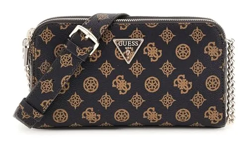 GUESS Eco Erica Status Crossbody Mocha Logo