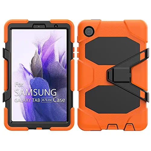 Lobwerk Hülle für Samsung Tab A7 Lite 2021 SM-T220 SM-T225 8,7 Zoll Cover Etui mit Standfunktion mit Displayschutz