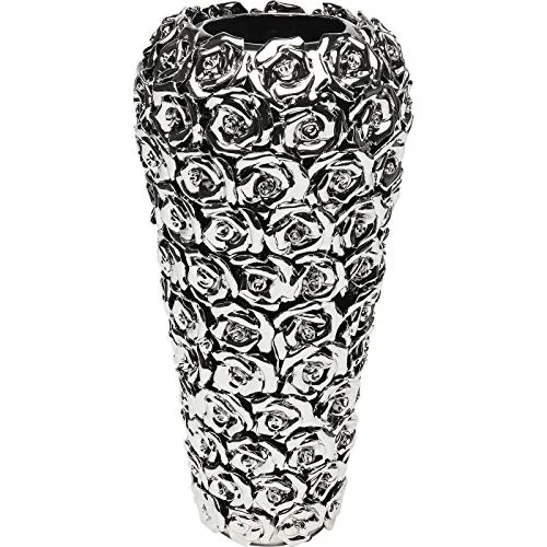 Kare Design Vase Rose Silber in silber von KARE