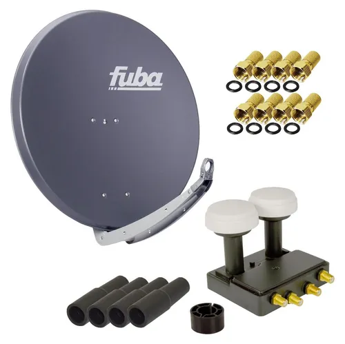 FUBA DAA 850 A Digital SAT Anlage mit PremiumX Quad Monoblock LNB