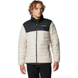 Columbia Powder Lite II Jacket - Herren Funktionsjacke in dark stone, black (278) L - Wasserabweisende Herren Funktionsjacke mit Omni-Heat-Isolierung für optimale Wärme und Atmungsaktivität, ideal für Outdoor-Abenteuer.