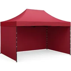 Aga Nůžkový Stánek Party 3x4,5m Vínový – Stabiler Verkaufsstand