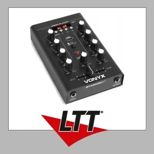 Vonyx STM500BT 2-Kanal-Mischpult USB/MP3/BT