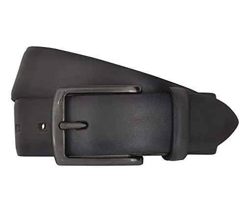 LLOYD Men's Belts Gürtel 6838 - Grau, 110 cm - Herren-Gürtel aus echtem Rindsleder, hochwertig verarbeitet mit schlichter Dornschließe. Selbstkürzbar für optimalen Tragekomfort und hohe Robustheit.