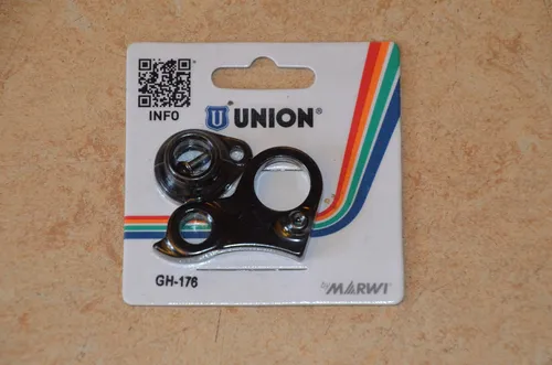 Marwi Schaltauge GH-176 mit Schrauben und Achskappe - Schaltwerk für universelle Fahrräder, inklusive Schrauben und Achskappe für einfache Montage und hohe Stabilität.