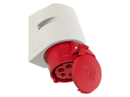 CEE-Wandsteckdose, 5polig , 16A