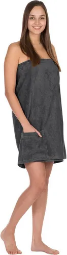 Framsohn Frottier Saunakilt Damen in grau von framsohn frottier