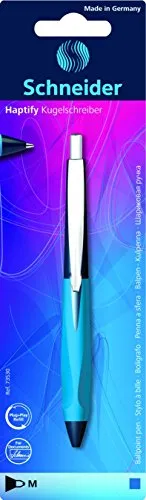 Schneider 73530 Haptify Kugelschreiber (Schreibfarbe: blau, Strichstärke: Mittel) 1 Stück, sortiert