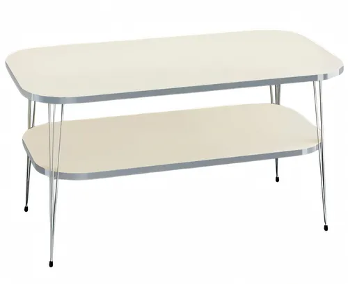 Eleganter Beigefarbener Couchtisch aus Holz – Stilvolles Design für Ihr Wohnzimmer - Moderner Couchtisch aus hellem Holz, 109 x 59 x 45 cm, pflegeleicht und ideal für den Innenbereich. Verleihen Sie Ihrem Wohnzimmer einen Hauch von Eleganz!