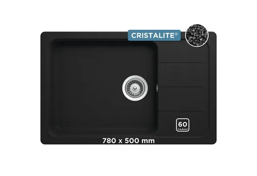 Schock Granitspüle Formhaus D-100LS, eckig, 78/50 cm von Schock