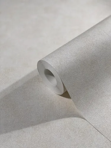 EUR 3,56/qm /Tapete Marburg Shades 32437 Creme Beige Uni dezenter Glanzeffekt