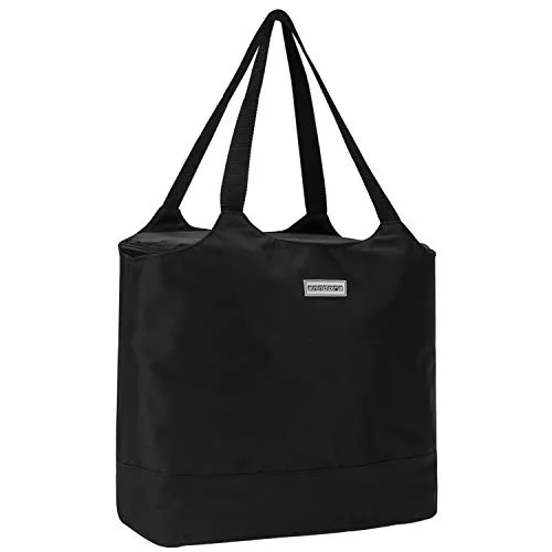 anndora Einkaufstasche 22 Liter plus Kühltasche 18 Liter - separat verwendbar - schwarz