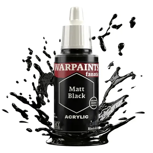 Army Painter Matt Black Warpaints Fanatic 18 ml von The Army Painter