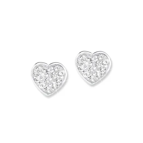 s.Oliver Jewel Kinder und Jugendliche Ohrringe Silber SOK165/1 - 522762 NEU - Elegante Ohrstecker aus 925/- Sterlingsilber mit funkelndem Zirkonia, perfekt für junge Fashionistas. Ideal für besondere Anlässe oder den täglichen Gebrauch.