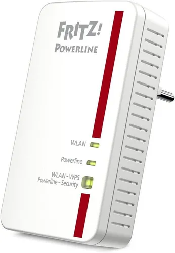 AVM FRITZ!Powerline 1240E Adapter mit WLAN Erweiterung - Powerline Adapter mit bis zu 1200 MBit/s, ideal für schnelles Internet über das Stromnetz. Perfekt für Streaming und Gaming im ganzen Haus.