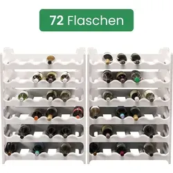 ARTECSIS Stapelbares Weinregal für 72 Flaschen von ARTECSIS