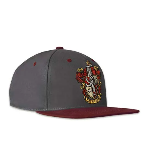 Logoshirt®️ Harry Potter Gryffindor Snapback Cap - Baseballkappe für Jungen, offiziell lizenziert mit hochwertiger Gryffindor Stickerei, verstellbar und ideal für sonnige Tage.
