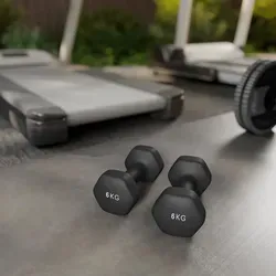 SONGMICS Hanteln 2er Set 6 kg – Neopren-Kurzhanteln für effektives Krafttraining - Dieses Hantelset mit ergonomischem Griff und rutschfester Neopren-Beschichtung bietet Komfort und Sicherheit beim Training. Ideal für Kraft- und Ausdauertraining, perfekt für Zuhause!