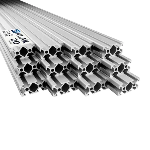 tktrading24 Profil 12x Alu Profil 20x40mm 2m - Hochwertiges Montageprofil - Profile: 12 Stück Aluminium Montageprofil 20x40mm, eloxiert und korrosionsbeständig, ideal für Konstruktionen und Montagen in bester Qualität.