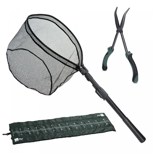 Karpfen Kescher 1,13m Abhakmatte Hakenlöser-Zange 28cm Angelset Zite Fishing