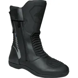 Büse B360 Touringstiefel Schwarz 45 EU - Motorradstiefel mit antistatischer, öl- und benzinresistenter Sohle, wasserabweisend und atmungsaktiv für optimalen Komfort und Sicherheit auf jeder Tour.