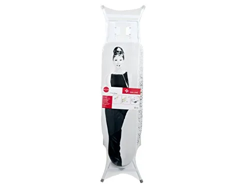 Home Deluxe Bügeltisch, Metall, Baumwolle, Weiß/Mehrfarbig, 114 x 36 cm
