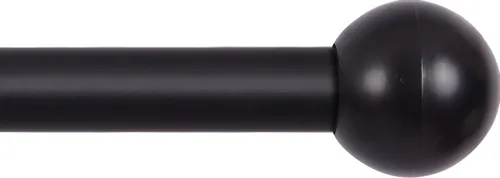 Endstücke für Stilgarnitur 2er Pack aus Kunststoff ( Schwarz / Kugel ) vers. Farben, Ø16mm, Dekoration modernes Design für Vorhangstange