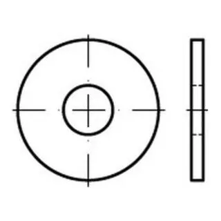 Reyher ISO 7093 Flache Scheiben 10 mm (250 Stück) - Hochwertige ISO 7093-1 Flache Scheiben aus verzinktem Stahl, ideal für zuverlässige Verbindungen. In der praktischen Packung mit 250 Stück für vielseitige Anwendungen.
