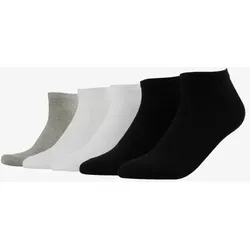 Urban Classics No Show Socks 5er-Pack Socken schwarz/weiß/grau 47-50